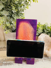 Phone Stand 22 - Purple, Pink and Orange with Glitter Phone Holder