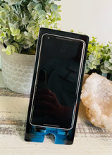 Phone Stand 24 - Black and Blue Teal Carolina Panthers Phone Holder - SOLD